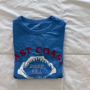Crewcuts Blue Tee with Anchor Detail